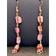 Xtra Long Pink Seashell Earrings