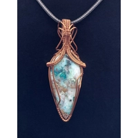 Chrysocolla Wrapped in Antique Co..