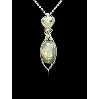 Faceted Labradorite With Silver W..