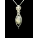 Faceted Labradorite With Silver WireWrap