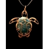 Blue Apatite Turtle Wir..