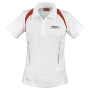 BWAC Ladies Spiro Polo - White/Red
