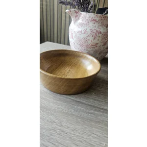 Vintage small wooden offering altar bowl