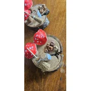 Handmade toadstool decoration