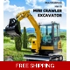 3.5 ton mini excavator