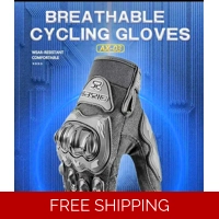 Breathable cycling gloves