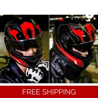 Full face motorcycle helmet