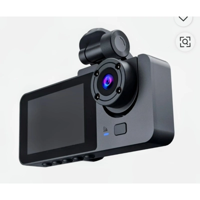 Triple lens dash cam,1080p hd, night vision and reverse camera