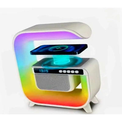 Multi Function Led Light Stand, BT Wireless 15w Speaker, Mobile Phone.Charging Station