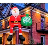 Warm 8ft. Inflatable Santa Claus ..
