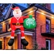 Warm 8ft. Inflatable Santa Claus Led Lights Indo..