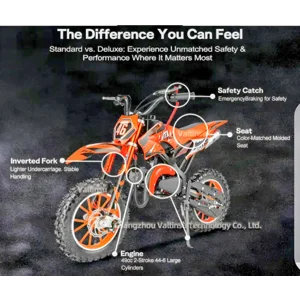 49 cc 2Stroke Engine Off-Road Dirt Bike Gas Motor Mini Motocross