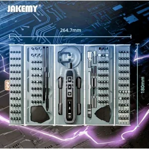 VMan Tools 180pc. Precision DIY Screwdriver set With Steel Handle