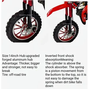 Factory Direct 50cc 2 Stroke Off- Road Model PCA01 Dirt Bike Off-Road Small Motorcycle