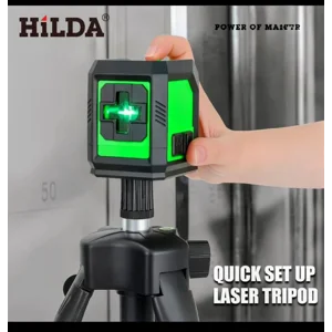 Hilda Lazer Level 2Lines Cross Line Laser Level Self Leveling Horizontal & Vertical