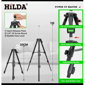 Hilda Lazer Level 2Lines Cross Line Laser Level Self Leveling Horizontal & Vertical