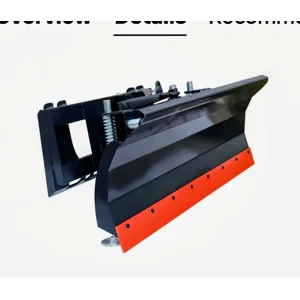 TMG DB72 Skid Steer Dozer Blade Adjustable Skid Shoe IUniversal Quick Attachment