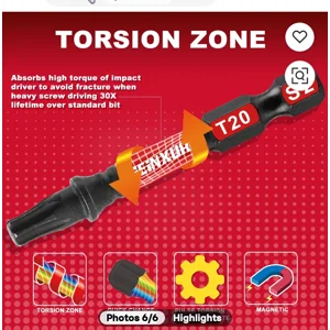 Geinxim 11pcs. Best Quality Impact Screwdriver bit set 7 Day Free Shipping