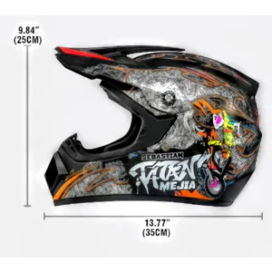 Senhill Motocross Helmet Off-Road Fullface W/Googles Gloves