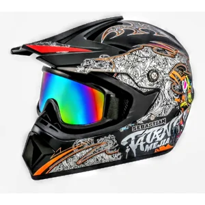 Senhill Motocross Helmet Off-Road Fullface W/Googles Gloves