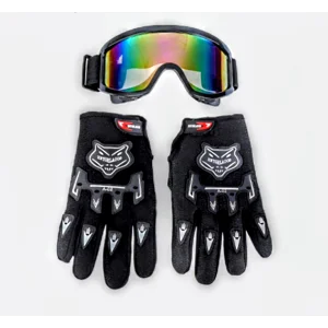 Senhill Motocross Helmet Off-Road Fullface W/Googles Gloves
