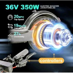 2Wheel 8.5in Black. Electric Scooter 36v 350w Standup Scooter Delivery 7-8 days