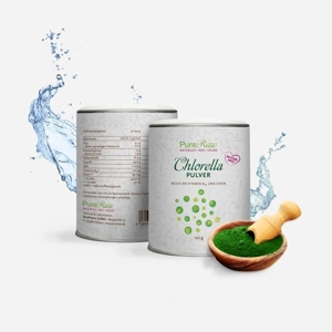 Chlorella Vulgaris Powder organic certified (PureRaw, Germany), 250g