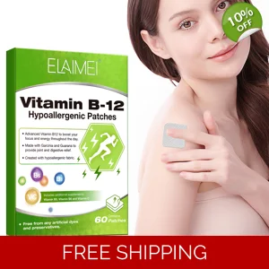 Elaimei B 12 patches,  a revolutionary product that provides your body with the essential vitamins required for optimal health, growth, and development.