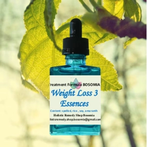 30 ml turquoise rectangle bottle. The Feel-Good Essence is designed to support emotional well-being and self-acceptance.