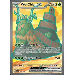 Wo-Chien ex 232/193 Pokémon Paldea Evolved Secret Art Rare