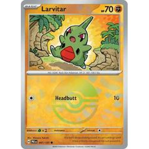 Larvitar Poké Ball 47/131 Pokémon Prismatic Evolutions