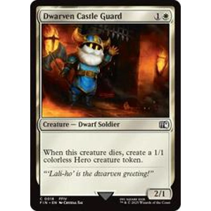 Dwarven Castle Guard 18 MTG Final Fantasy