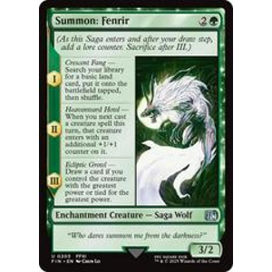 Summon: Fenrir 203 MTG Final Fantasy