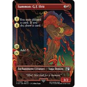 Summon: G.F. Ifrit Borderless 369 MTG Final Fantasy