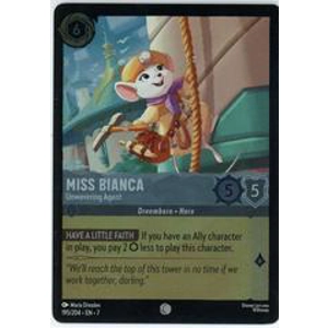 Miss Bianca - Unwavering Agent Foil 195/204 Disney Lorcana Archazia's Island