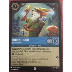 Robin Hood - Eye For Detail Foil 170/204 Disney Lorcana Archazia's Island