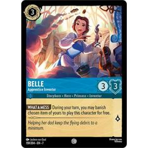 Belle - Apprentice Inventor Foil 159/204 Disney Lorcana Archazia's Island