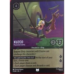 Kuzco - Panicked Llama Foil 71/204 Disney Lorcana Archazia's Island