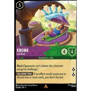Kronk - Laid Back Foil 63/204 Disney Lorcana Archazia's Island