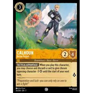 Calhoun - Battle-Tested Foil 36/204 Disney Lorcana Archazia's Island
