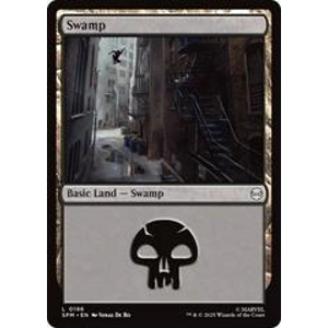 Swamp Foil 196 MTG Marvel Spider-Man