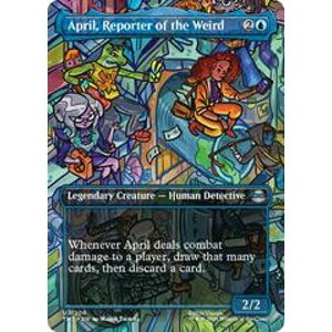 April, Reporter of the Weird 206 MTG Teenage Mutant Ninja Turtles