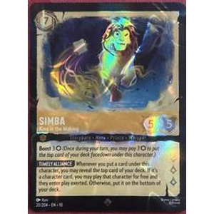 Simba - King in the Making Foil 20/204 Disney Whispers in the Well