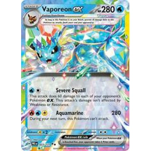 Vaporeon ex Foil 23/131 Pokémon Prismatic Evolutions