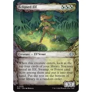 Eclipsed Elf Showcase 336 MTG Lorwyn Eclipsed