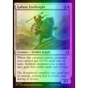 Gallant Fowlknight Foil 17 MTG Lorwyn Eclipsed