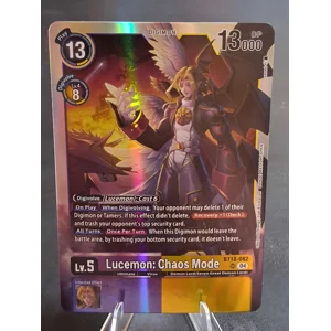 Lucemon: Chaos Mode Foil BT18-082 Digimon Xros Evolution