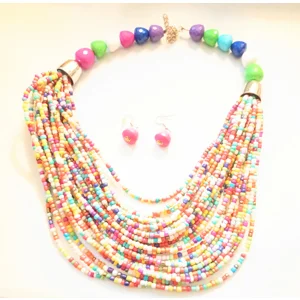 Large Beaded Necklace Set