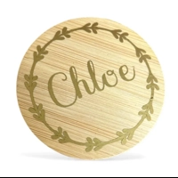 Personalised Bamboo Compact Mirror