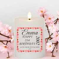 Personalised On This Year Birthday Candle